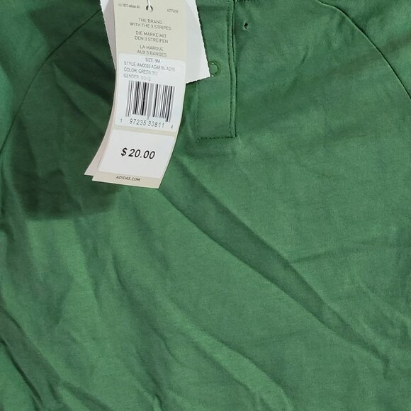 Adidas Baby Onesie - Size 9 Mos - Stylish Green Athletic Outfit - Picture 10 of 13